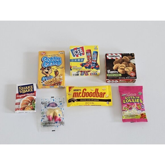 Zuru Mini Brands Pantry Items~Lot of 11 And Grocery Basket - Picture 4 of 5